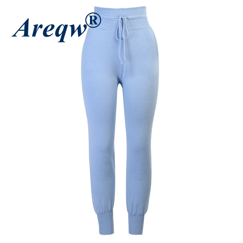 

Fashion New Style Knitted Casual Pants Women's Self-cultivation Knitted Casual Pants Women's Autumn and Winter Trousers