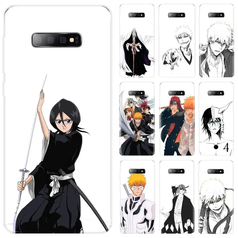 

Japanese anime Bleach Phone Case For Samsung Galaxy S5 S6 S7 S8 S9 S10 S10e S20 edge plus lite Cover Shell Funda