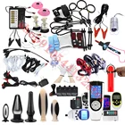 SM Power Box, Электрический шок, искусственный пенис, Женский уретрный стержень, зажимы для сосков, массажные перчаткиподушечки, секс-игрушки для рукоделия