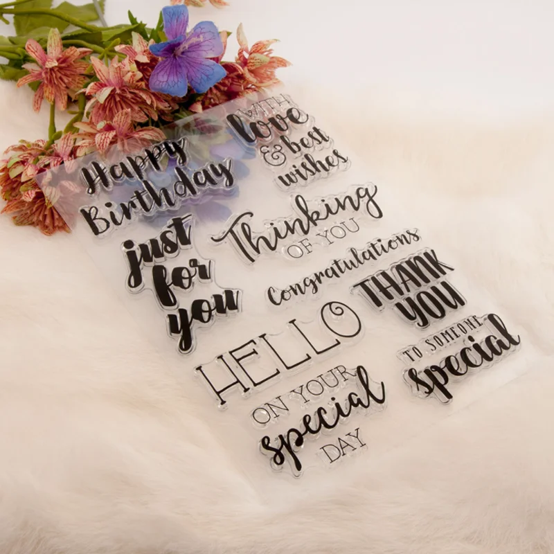 Рисунок 4 - прозрачный силиконовый штамп с