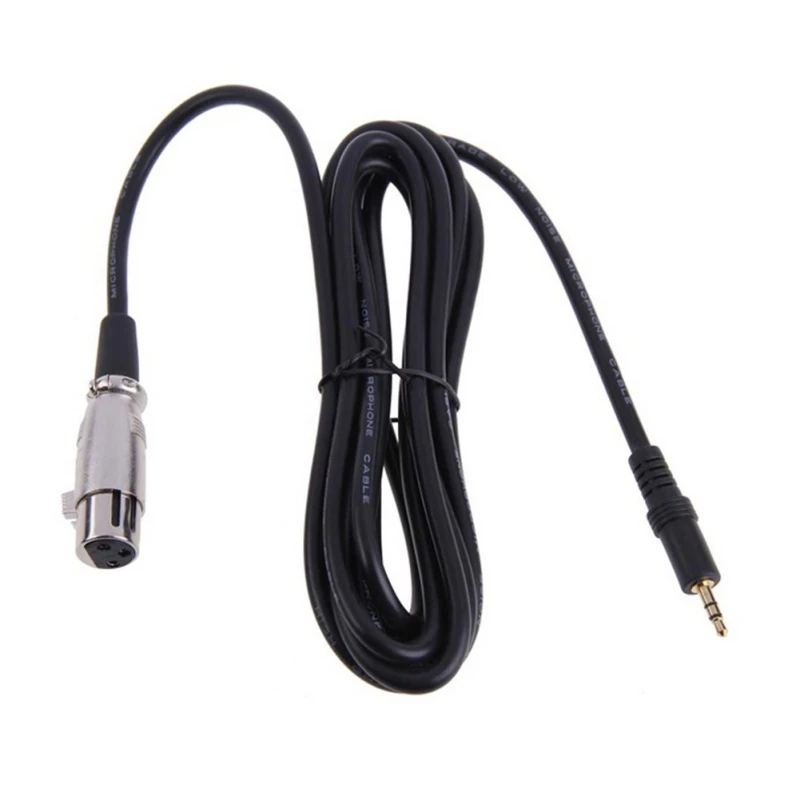 1 5/3/5 метров XLR гнездовые штифты для прямого угла 1/8 XLR3F 3 прямоугольный 5 мм TRS
