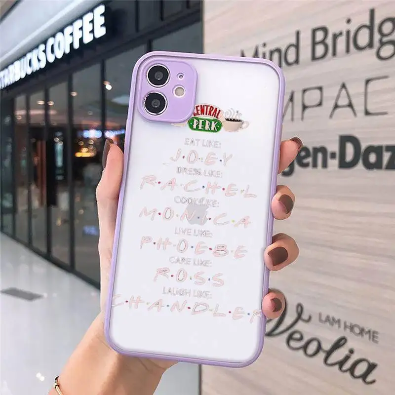 

Central Perk Coffee friends tv show Phone Cases Matte For iPhone 12 Mini 11 Pro XR XS Max 7 8 Plus X Hard PC Back Cover