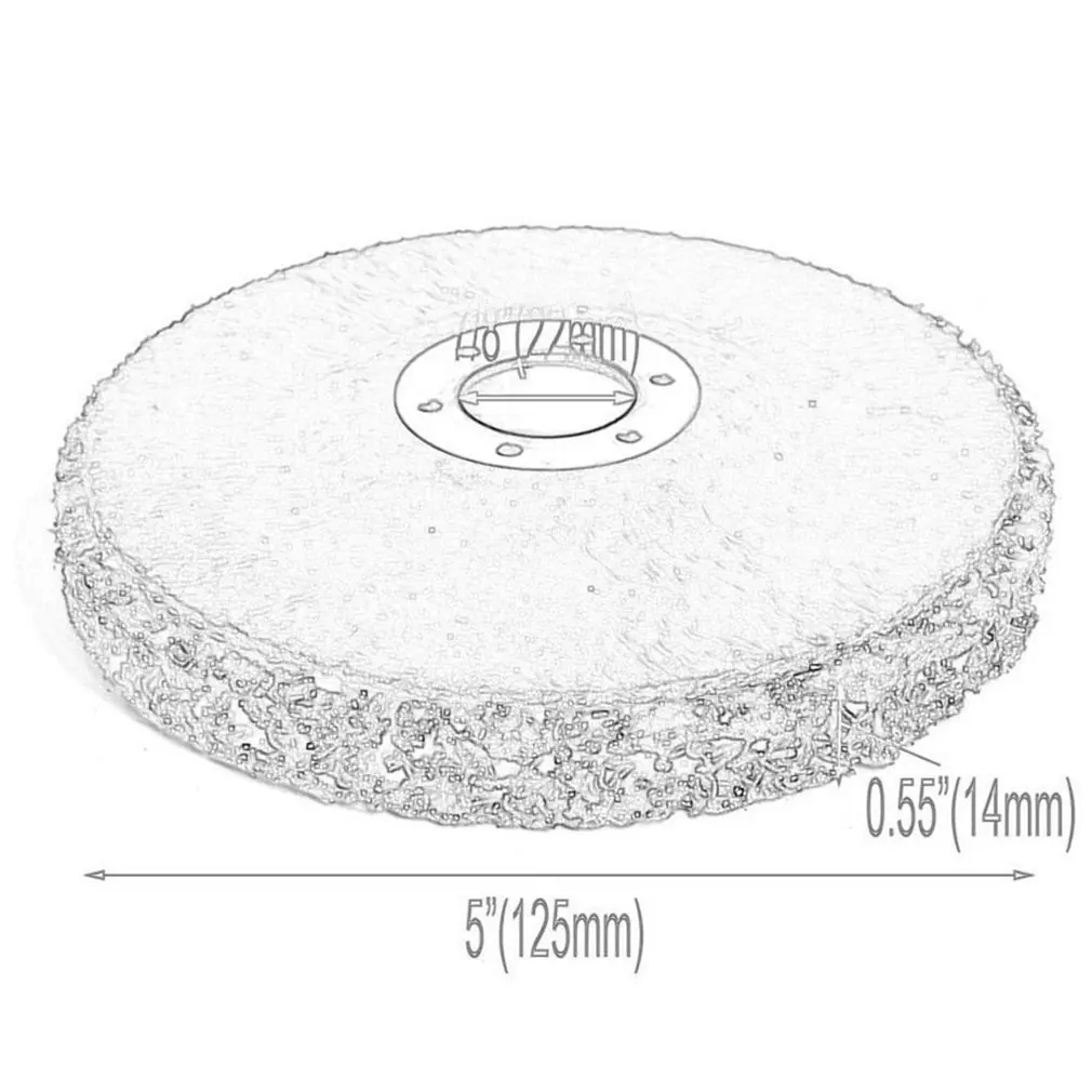 

Durable Poly Strip Disc Wheel 125*22mm Wood Metal Paint Rust Removal Clean Abrasive Tools For Angle Grinder Mayitrs