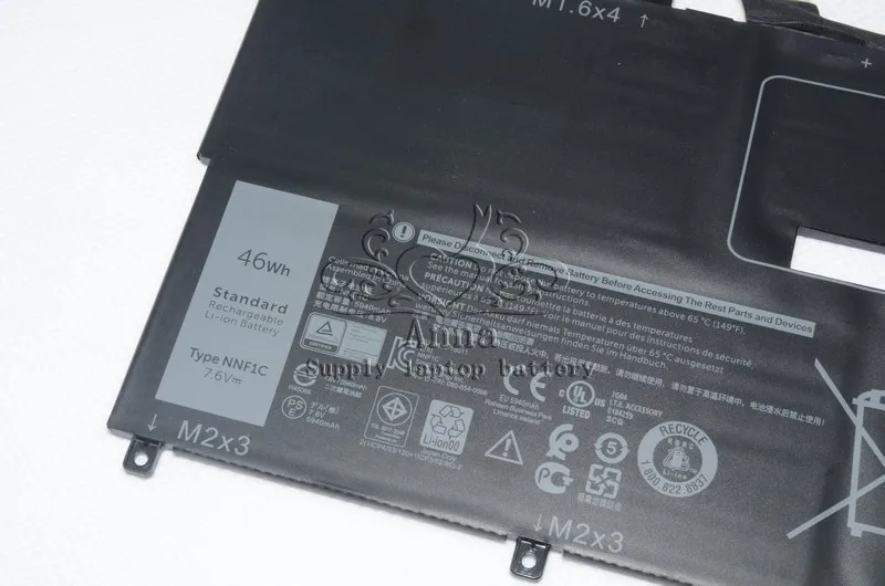 Аккумулятор JIGU для ноутбука Dell NNF1C HMPFH XPS 13 7 6 9365 13-9365-d1605ts 13-9365-d6805ts в | Компьютеры и