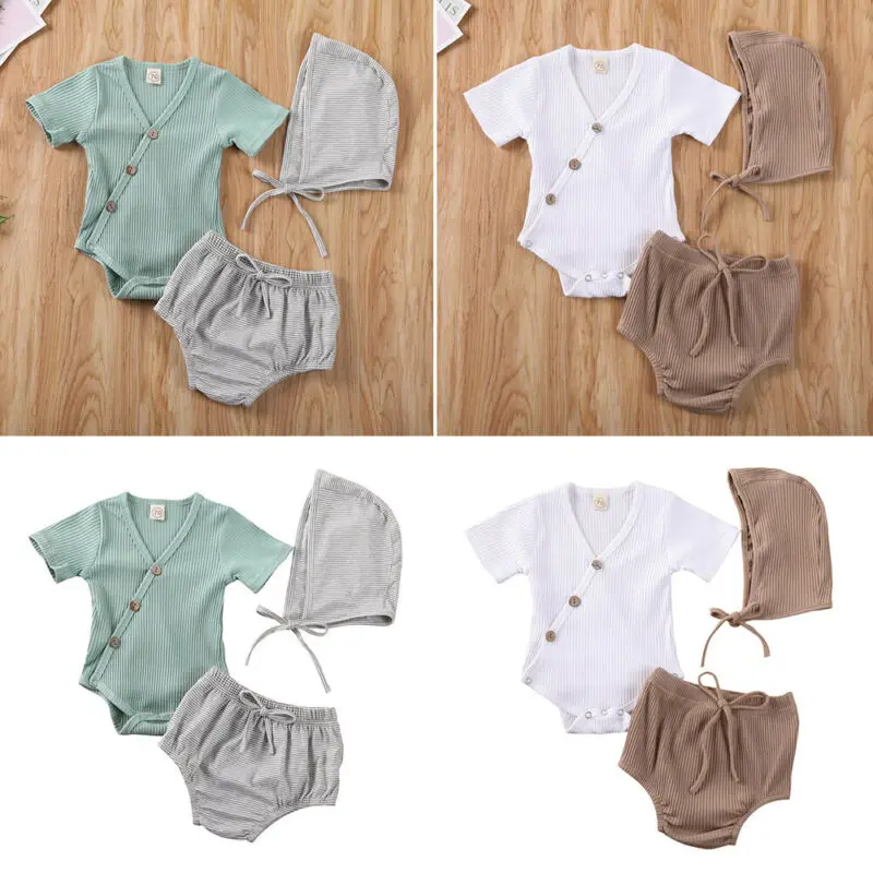 Комбинезон для новорожденных девочек комбинезон топы шорты штаны комплекты