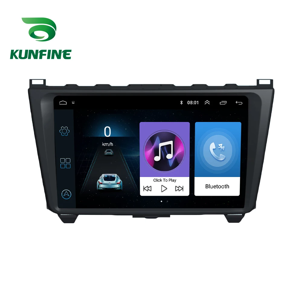 Octa Core 1024*600 Android 10 0 автомобильный DVD GPS навигатор плеер Deckless Car Stereo для Mazda 6 wing 2008 2014