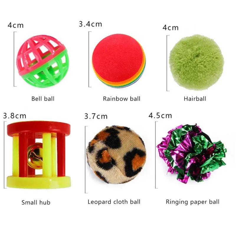 

Kitten Combination Set Toys Variety Pack Cat Toy 23pcs 28pcs Set Funny Stick Feather Ball Fake Fish Spring Toy Mixed Color