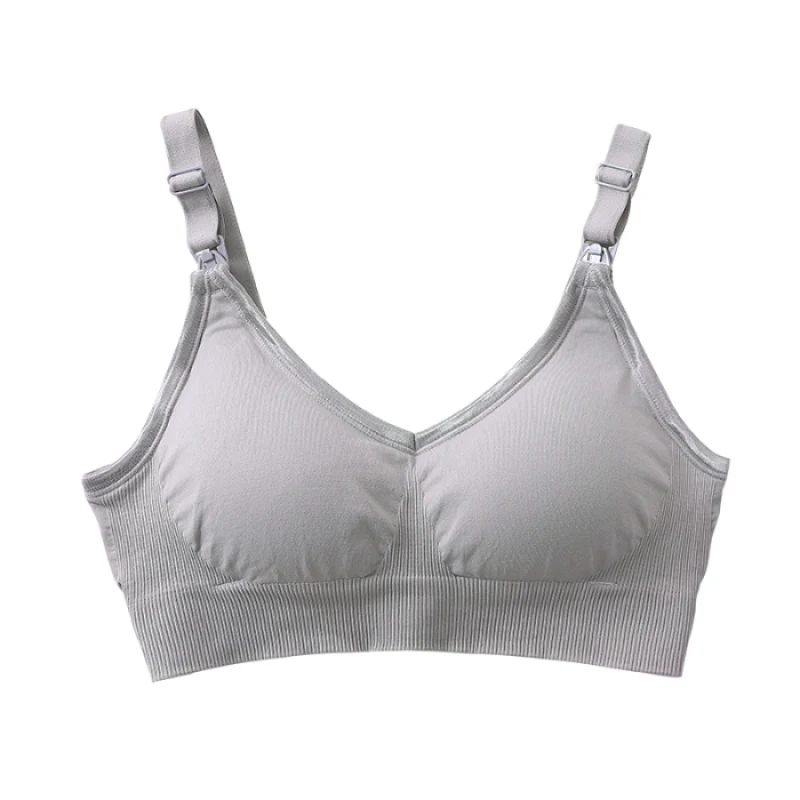 

9008# Cotton Maternity Mother Nursing Bras Wireless Soft Comfortable Breast Feeding Underwear for Pregnant Women Pregnancy Wear
