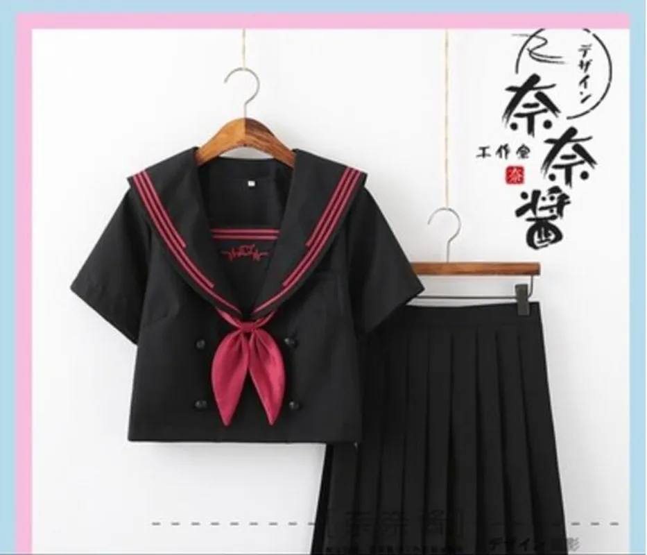 Jk костюм Униформа милое Повседневное платье моряка для девочек Jpanese Kawaii