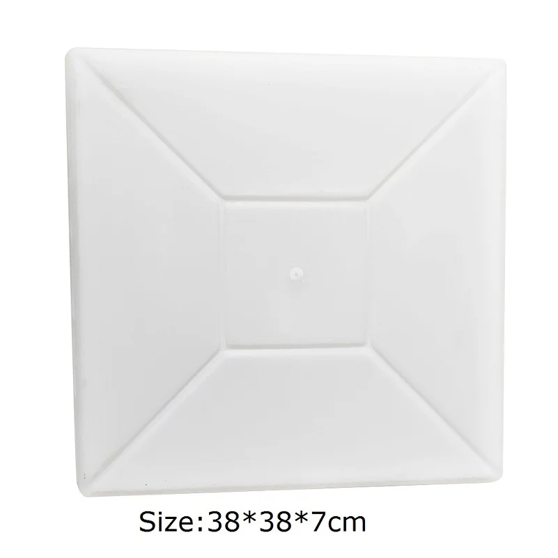 38x38x7cm Форма для изготовления дорожек, многоразовая форма для бетонного цемента, камня, дизайн асфальтоукладчика, форма для рукоделия, многоразовая форма для бетонного кирпича, двора, дорожного покрытия - Цвет: 38x38x7cm