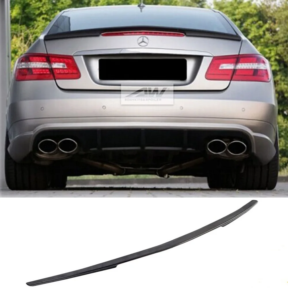 

W207 AMG Carbon Fiber Car Rear Trunk boot lip wing spoiler Body kit for Mercedes-Benz E200 E260 E350 W207 Coupe 2010-2015