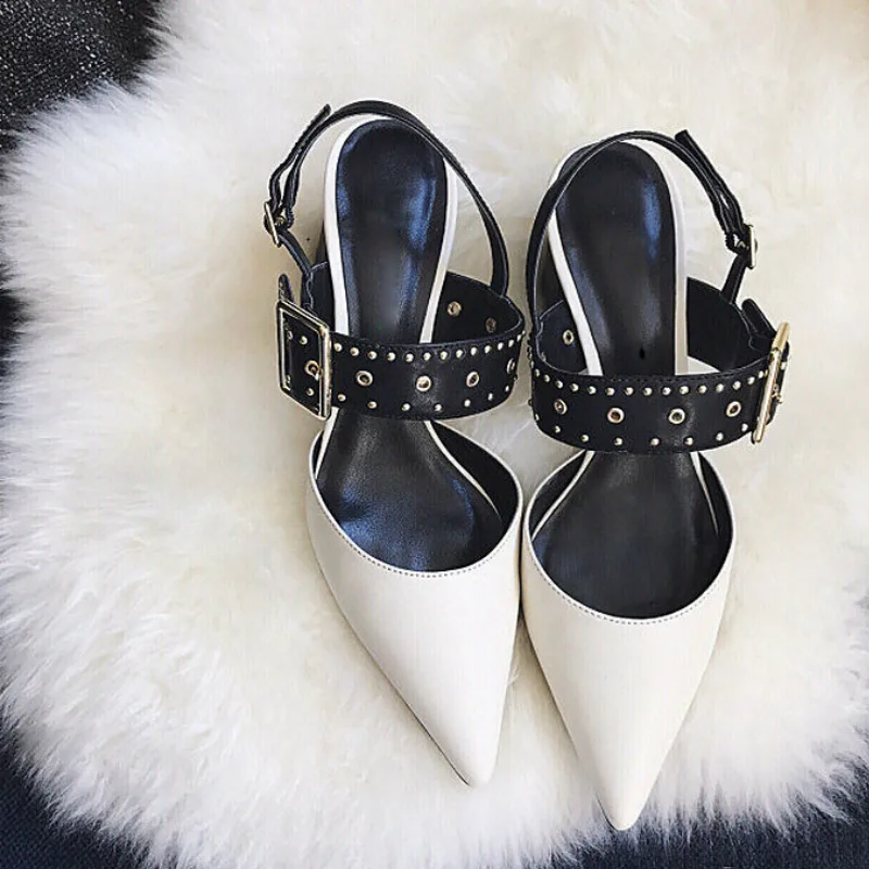 

Босоножки женские с острым носком, сандалии на высоком толстом каблуке, роскошная обувь, лето