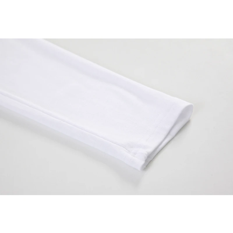 

Women White Basic Tees Off Shoulder Long Sleeve O Neck Pullover Regular T Shirt Female Retro Street 2021 Relax Baggy Tide Tops