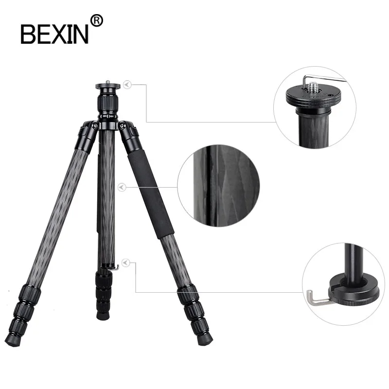 Штатив из углеродного волокна профессиональный дорожный легкий Трипод для