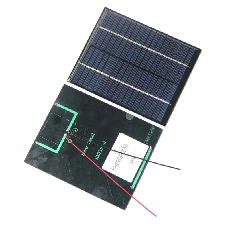 2 Вт 18В мини солнечная батарея солнечный модуль поликристаллическая панель +
