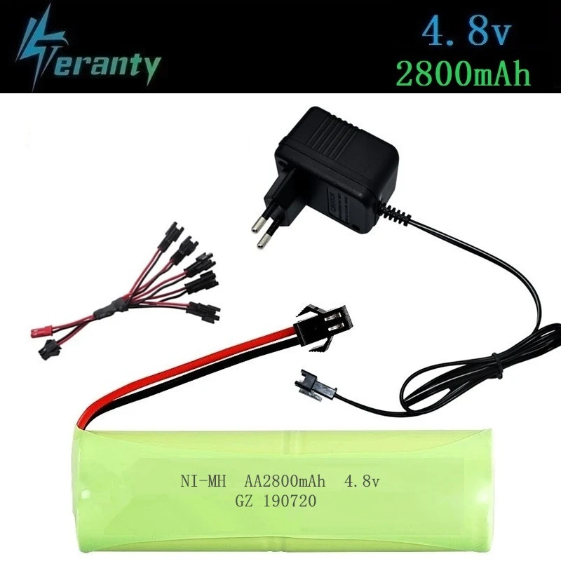 (Модель H) никель-металлогидридная аккумуляторная батарея 4 8 в 2800 мАч для