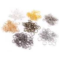 open loop jump rings 200pcslot 4 5 6 7 8 mm open jumprings for diy jewelry making necklace bracelet findings connector supplies