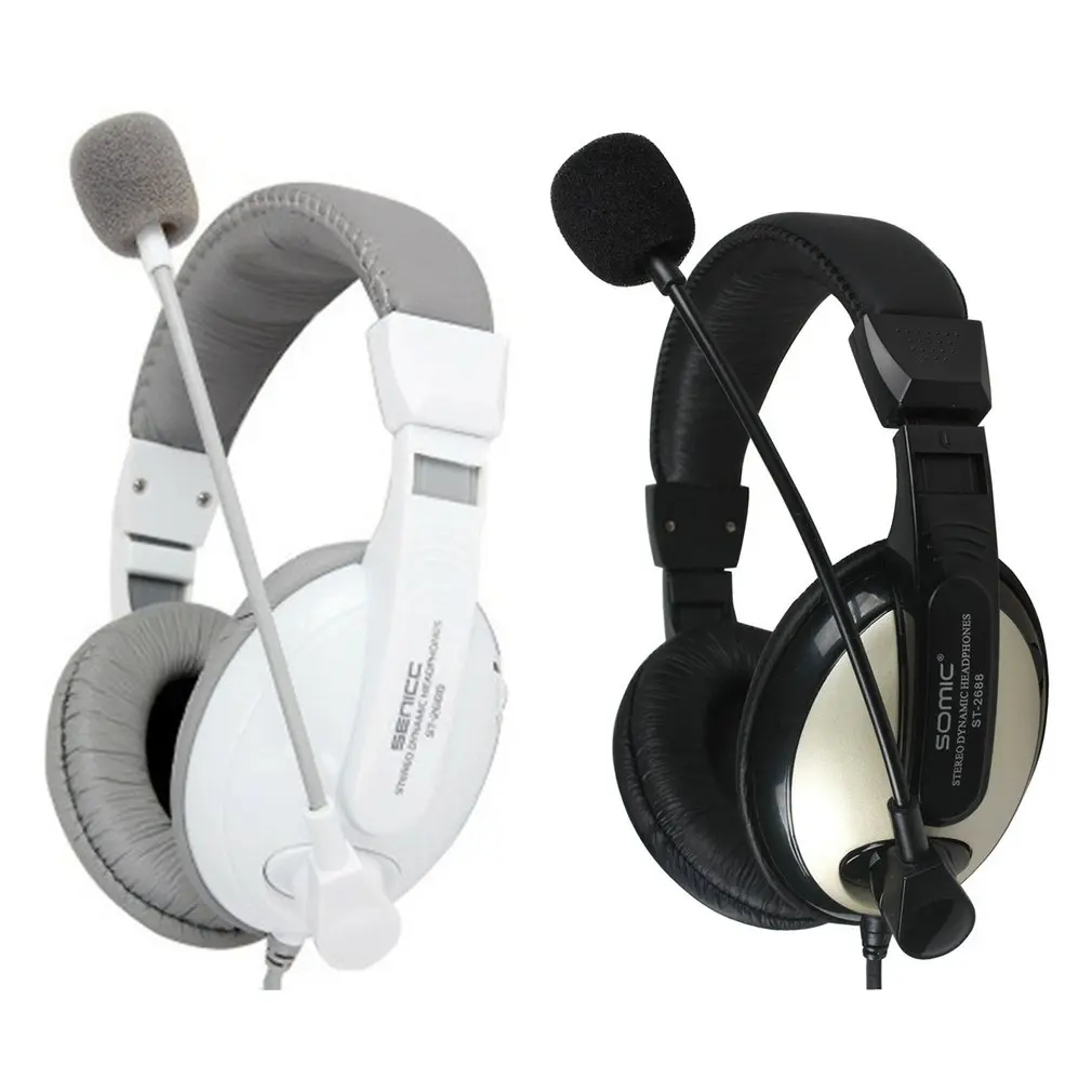 

Wired Gaming Headset Over Ear Headphones With 3.5mm Microphone Noise Gaming Headphone Stereo Over-Head Headphones