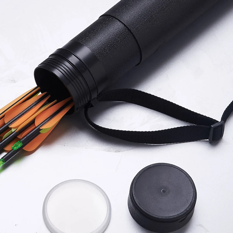 Черная пластиковая трубка для хранения рисунков из бутика держатель свитка