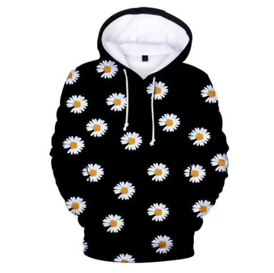 Худи Gdragon Daisy 3D G Dragon горячая Распродажа Harajuku женские худи граффити дизайн GD для
