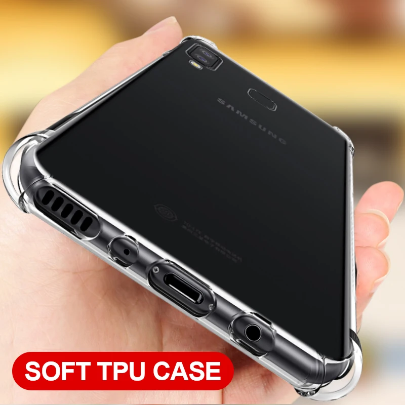 Прозрачный Ультратонкий Мягкий защитный чехол из ТПУ для Samsung Galaxy J4Plus 2018 J5 J530 J6 J7