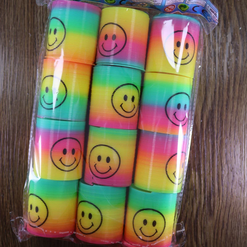 

Cheap 12 pcs Smiley Mini Springs Pinata Party Bag Fillers Wedding Kids Toy Prize Children Christma