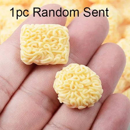 Счастливые обезьяны 10 шт. Ramen Slime амулеты дополнение игрушки принадлежности аксессуары DIY наполнитель для пушистой прозрачной хрустящей слизи глины - Цвет: 1pc Random Sent