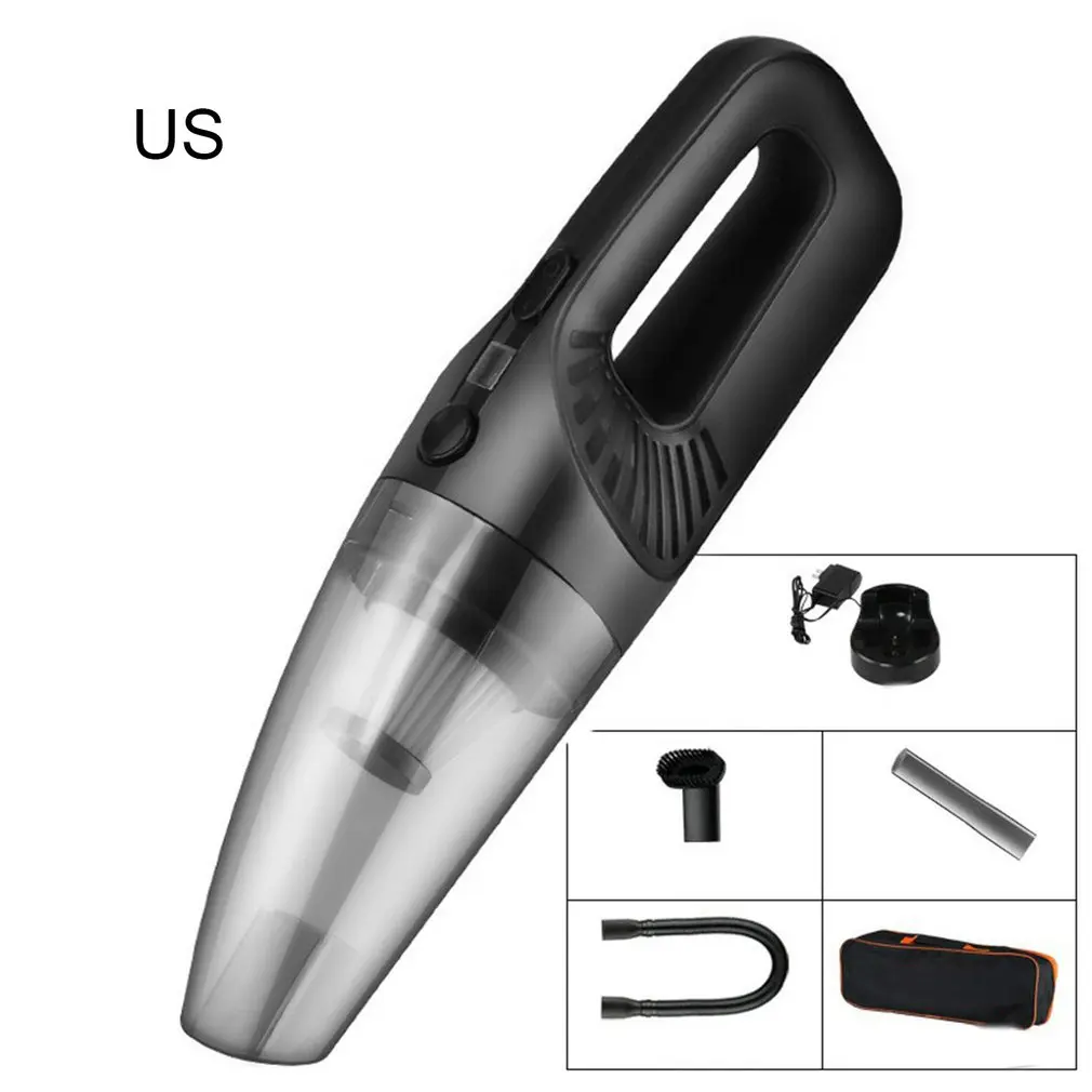 

Car Accessories Vacuum Cleaner High Power Suction Wireless Vacuums Cleaners Powered Hand Held Vac For Home Pet Hair Car Cleaning