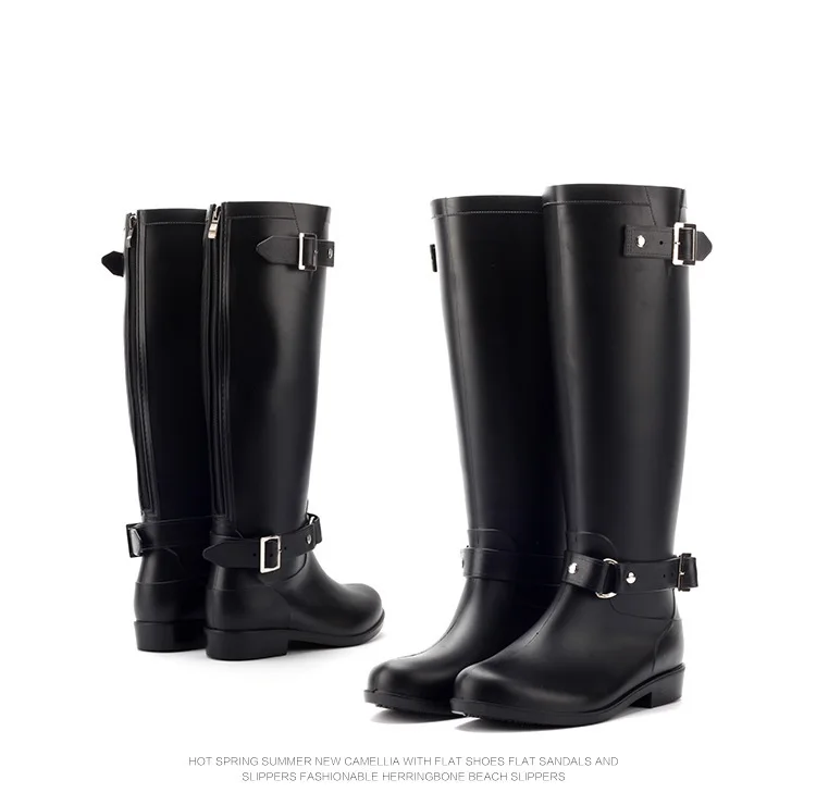 Aleafalling непромокаемые сапоги до середины икры студенческие школьная обувь