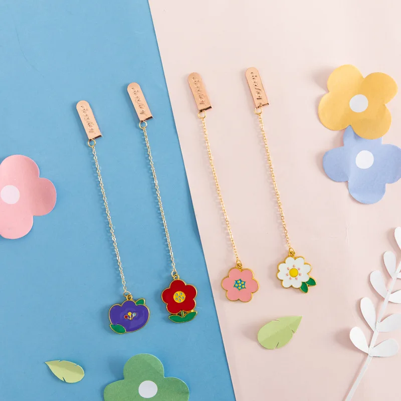 4 шт цветные конфеты цветы подвесной потолок из металла закладки с возможностью