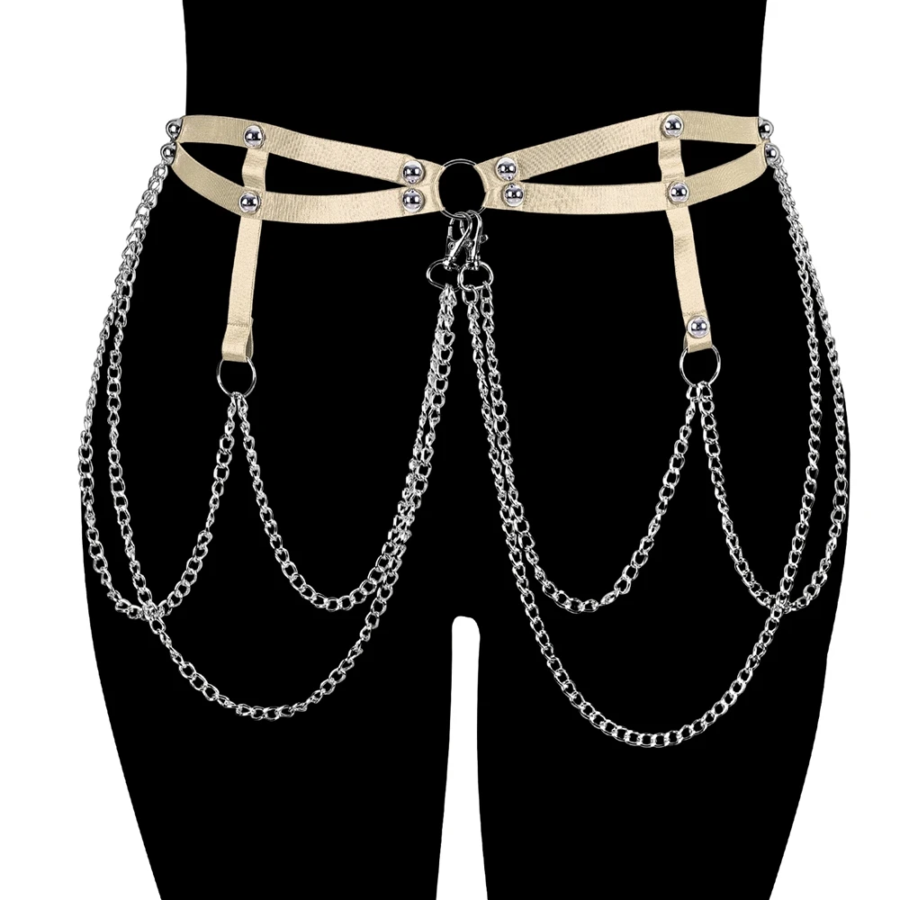 

Harness Fashion Sexy Lingerie Gothic Leg Ring Garter Harness Erotic Stockings Belt Women Underwear Belts Suspender Strap Bondage