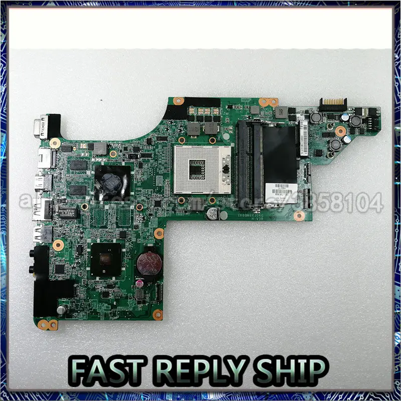 Шели материнская плата для ноутбука hp pavilion DV7T DV7-4000 609787-001 hm55 ATI HD5470/512 ddr3 DA0LX6MB6H1