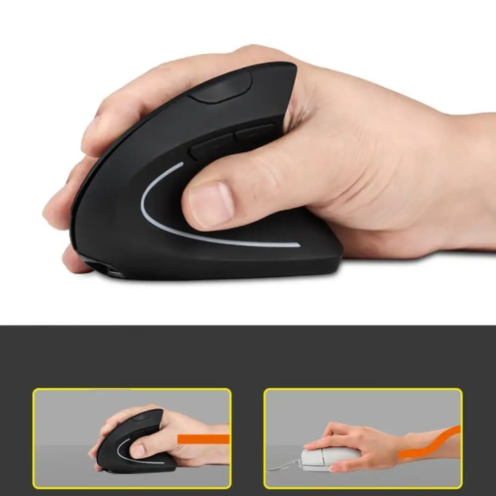 

Wired Wireless 2.4GHz Ergonomic Vertical Optical Mouse for Desktop PC Laptop