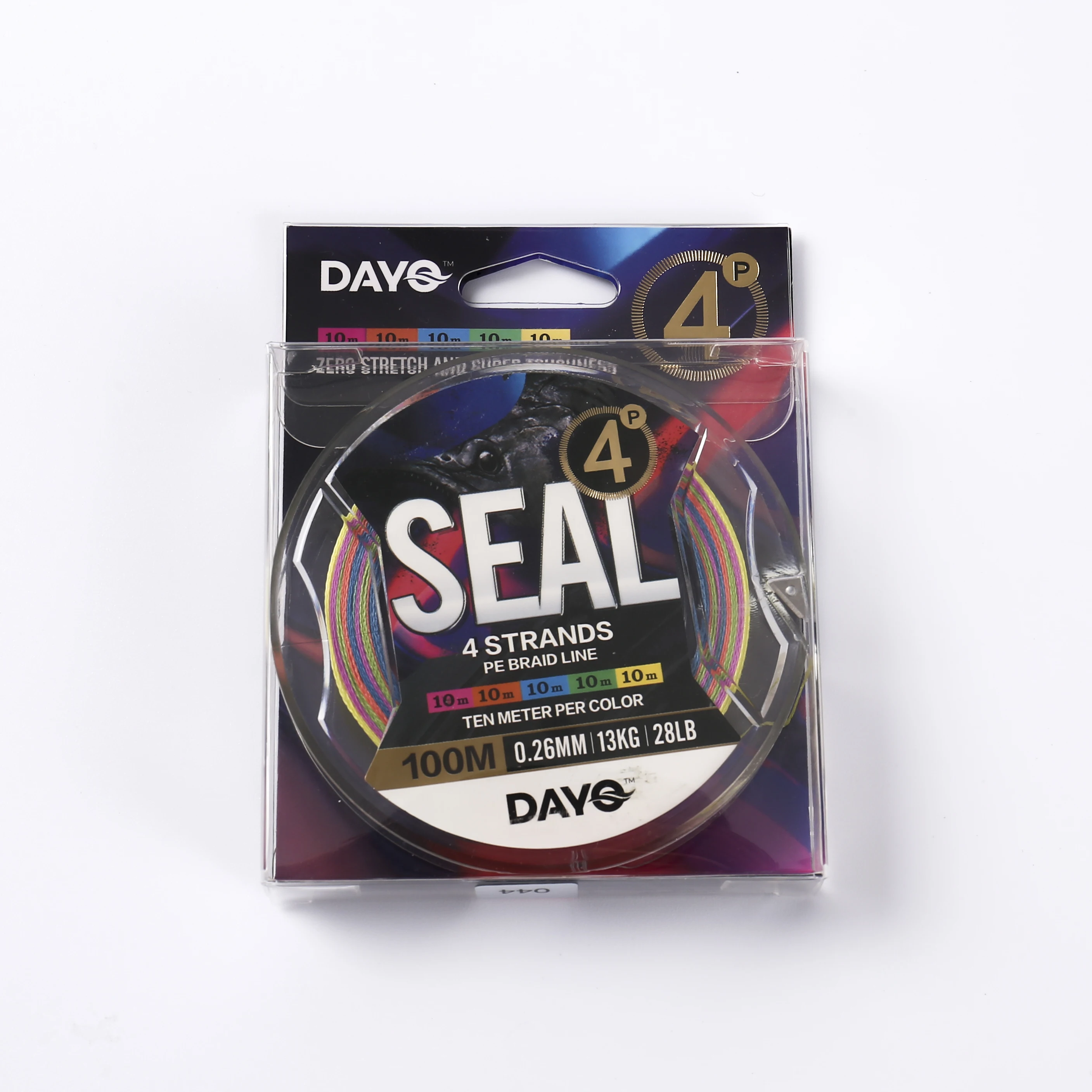 Четырехжильная рыболовная леска DAYO Dyneema код 614210 длина уплотнения с именем 100 м