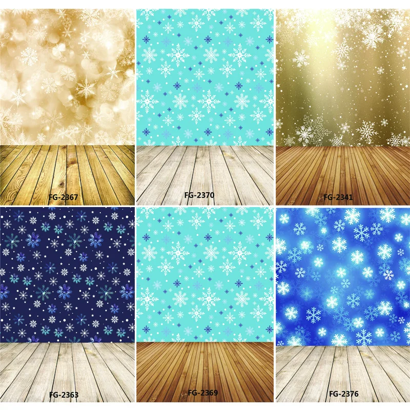 

Vinyl Custom Photography Backdrops Prop Christmas day and Floor Theme Photography Background #5130