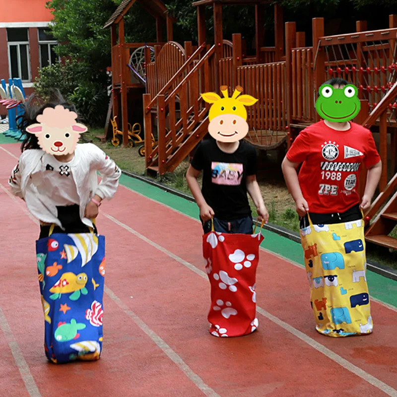 Красочные печатные батута играть спортивных игр на открытом воздухе для детей