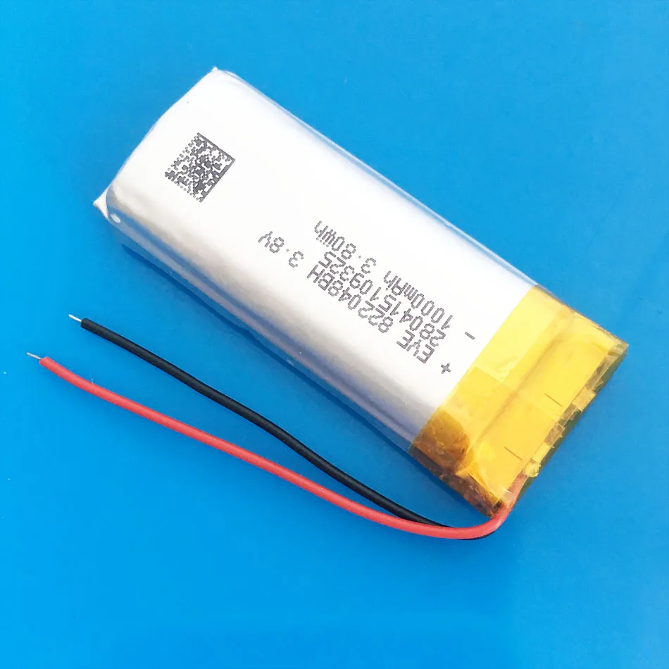Литий-полимерная аккумуляторная батарея 3 7 1000 В 822048 мА/ч для MP3 GPS PSP гарнитуры