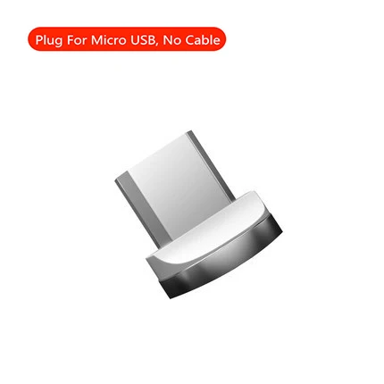 90 градусов зарядный кабель Magent зарядное устройство type C кабель USB C провод для быстрой зарядки Micro usb-концентратор, 4 порта для samsung iphone XM Magenetic кабель - Цвет: Only Micro Plug