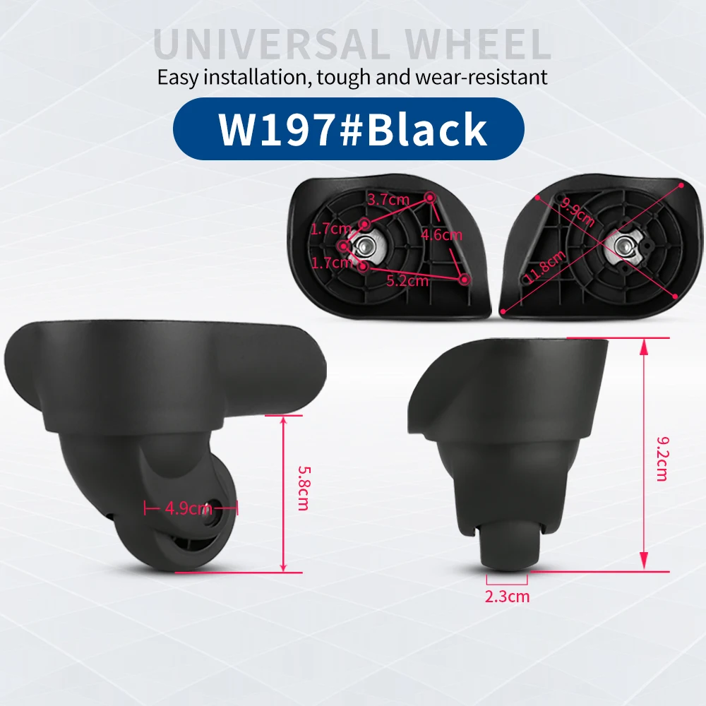 Password suitcase wheels Compatible with Franch ambalsador  trolley case luggage accessories replacement universal repair