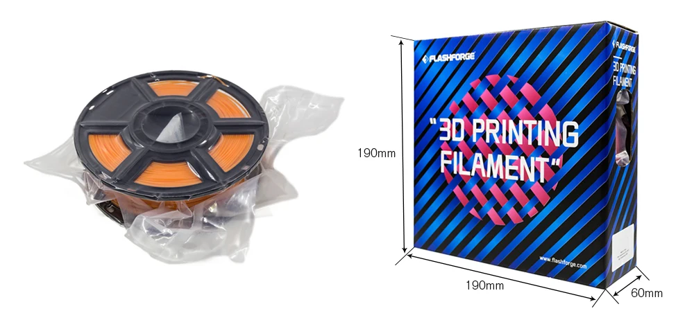 Flashforge ABS нить 1,75 мм 0,5 кг для DIY 3D принтеров