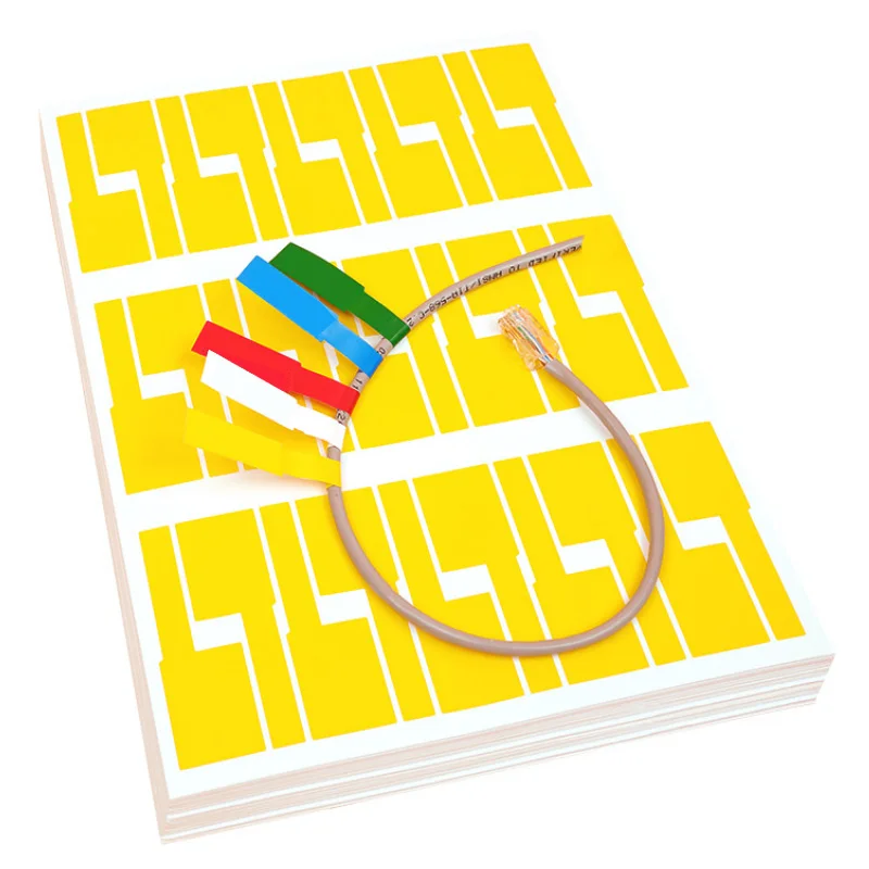 Сетевой кабель этикетка самоклеящаяся кабельная наклейка водонепроницаемый