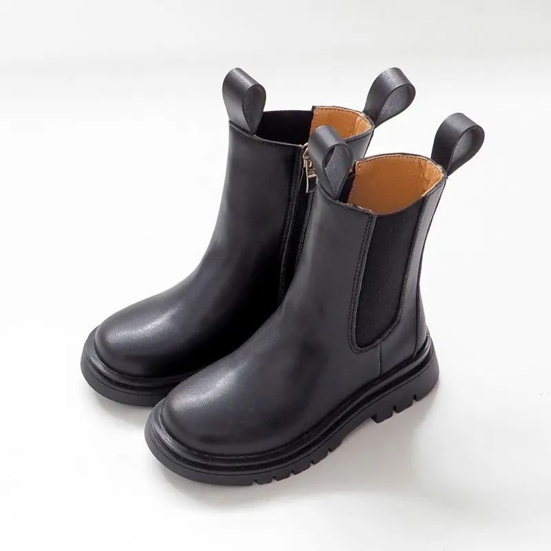 Детские ботинки челси Ботинки Martin для девочек Повседневная осенне зимняя обувь