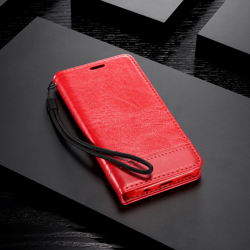 Кожаный чехол Crazy Horse с откидной крышкой Note 10, чехол-Кошелек из искусственной кожи для samsung S6 S7 S9 S8 S10 Plus A7 Note 9 10 Pro, Магнитная крышка