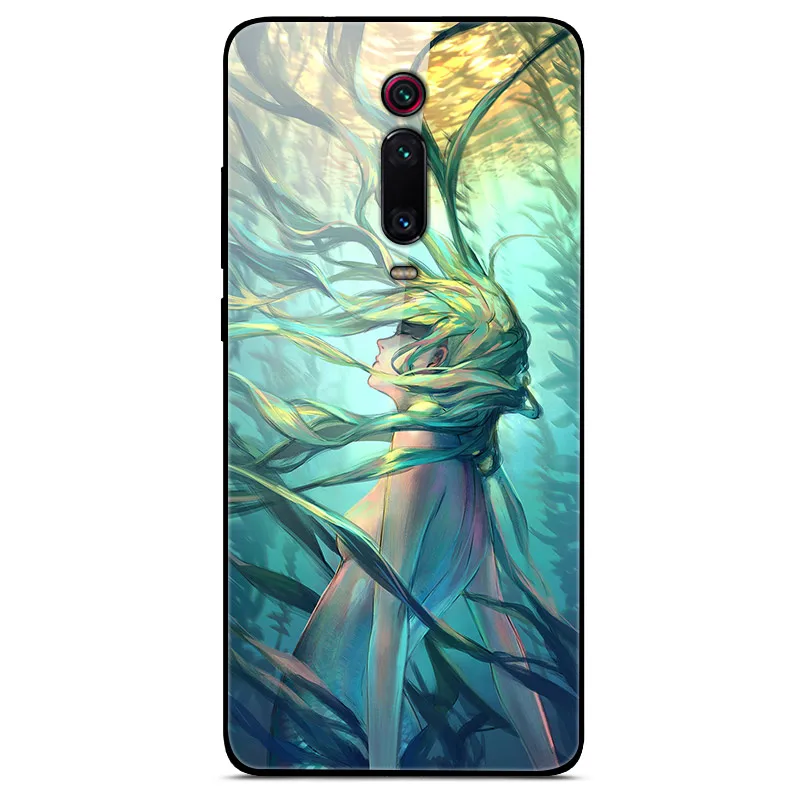 43 Tempered Glass Case For Xiaomi mi 9T Cover Mi9T Pro Soft Bumper 3D Cat Printing Funda For Xiaomi mi 9T Pro mi9T Mi9 T Phone Case - Цвет: 43