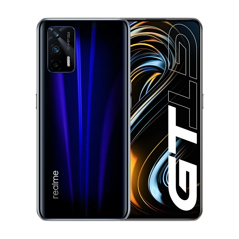 Оригинальный Realme GT 5G мобильный телефон 65 Вт Зарядное устройство 12 Гб Оперативная