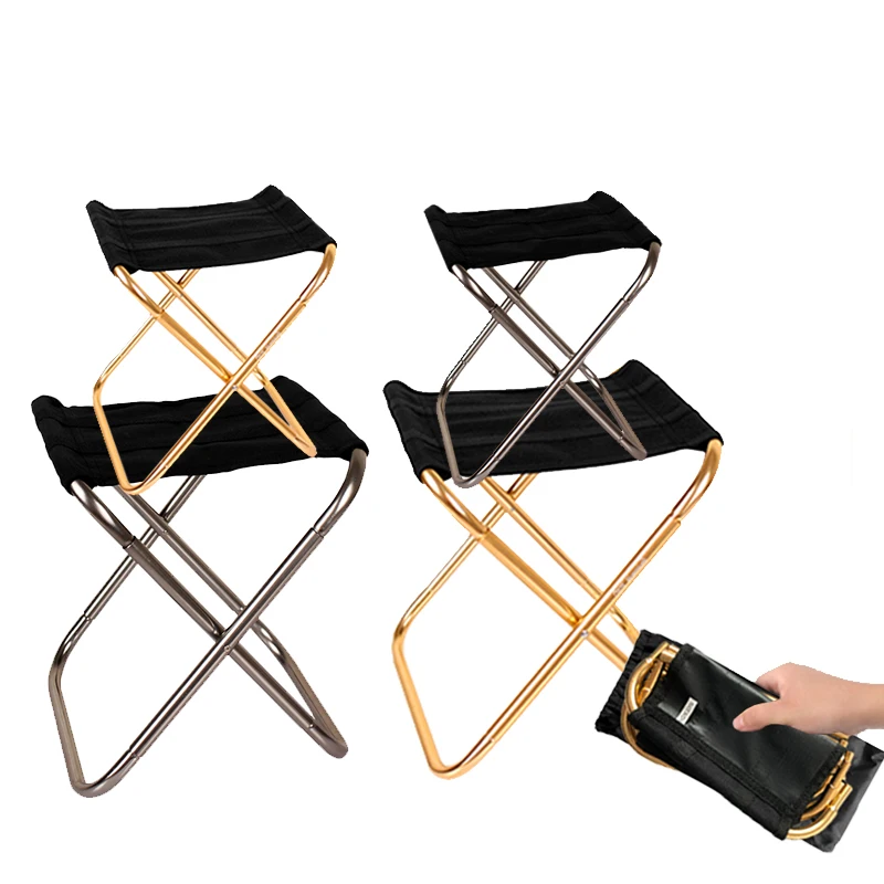 Складной стул для кемпинга рыбалки портативный пикника Алюминиевый уличный