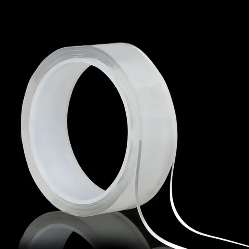 Бесшовное прозрачное акриловая Двусторонняя лента моющаяся Съемная