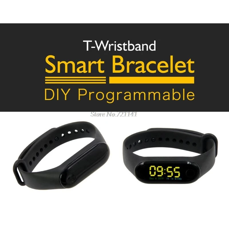 T-Wristband DIY программируемый умный Браслет ESP32-PICO-D4 основной чип 0 96 дюймов IPS экран