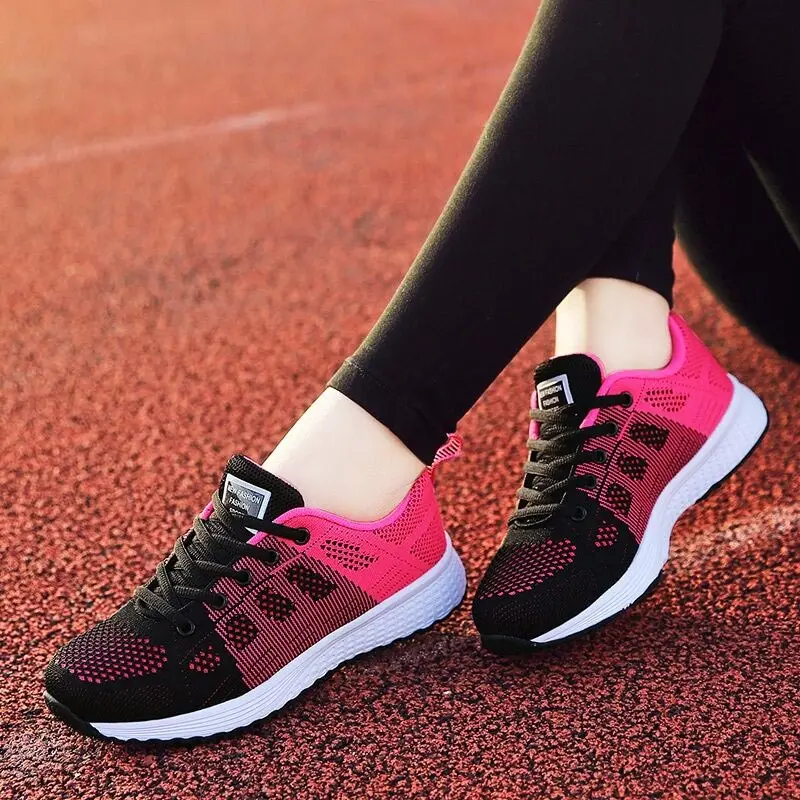 

Дышащая обувь для бега, женская спортивная обувь Damske, женские кроссовки с резиновой подошвой, легкая женская спортивная обувь для девушек, д...