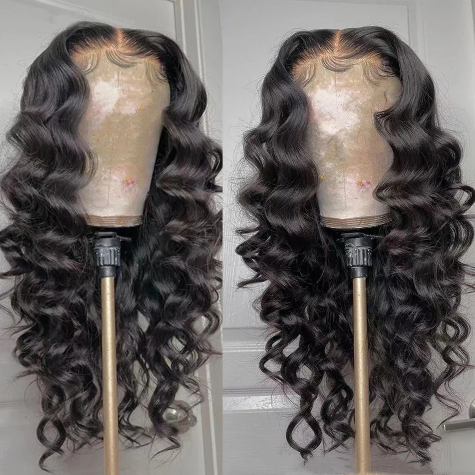 

Curly Lace Front Wigs Natural Colour Synthetic Wig Glueless Heat Resistant Pre Plucked Lace Wigs For Black Women